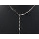 Collana argento e crisoprasio